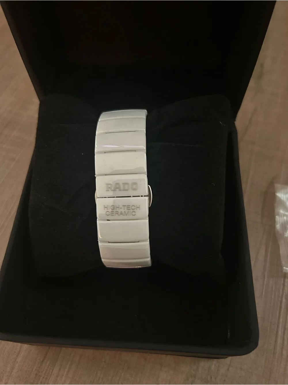 Rado White Ceramic Jubile Watch with Crystal Accent